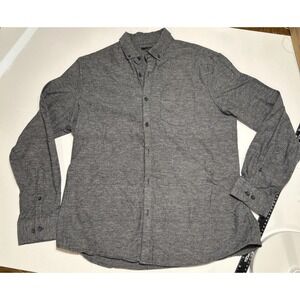 Marc Anthony Men's Slim Fit Long Sleeve Button-Up Shirt Size XL Grey